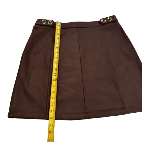 Marc New York by Andrew Marc Chocolate Brown Skirt Size Medium - Picture 8 of 14